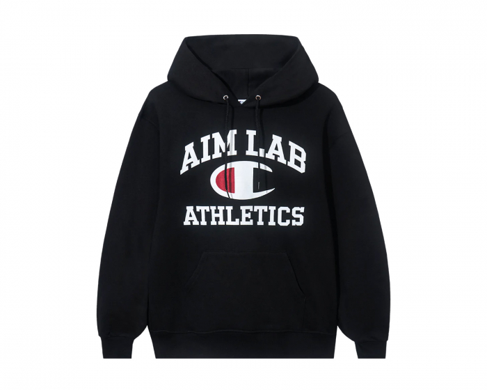 Aim Lab x Champion - Black Hoodie - Medium