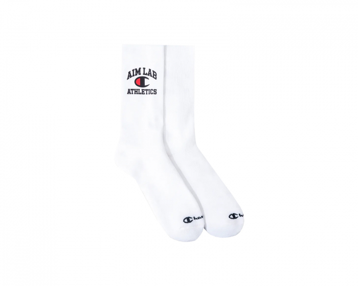 Aim Lab x Champion - White Socks - Medium