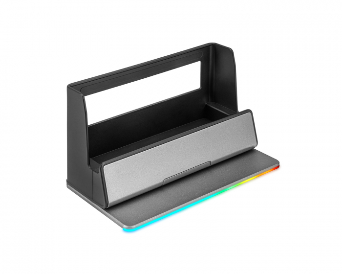 MaxMount Universal Device Organizer with RGB for Desk - Grey
